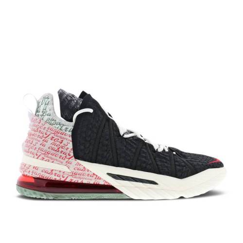 【 NIKE DIANA TAURASI X LEBRON 18 EP 'LA CABRA' / BLACK PALE IVORY SPIRAL SAGE 】 レブロン 黒色 ブラック アイボリー スニーカー メンズ ナイキ