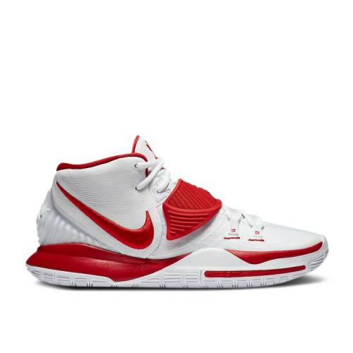 【 NIKE KYRIE 6 TB EP 'WHITE UNIVERSITY RED' / WHITE WHITE UNIVERSITY RED 】 カイリー 白色 ホワイト 赤 レッド スニーカー メンズ ナイキ|スニケス