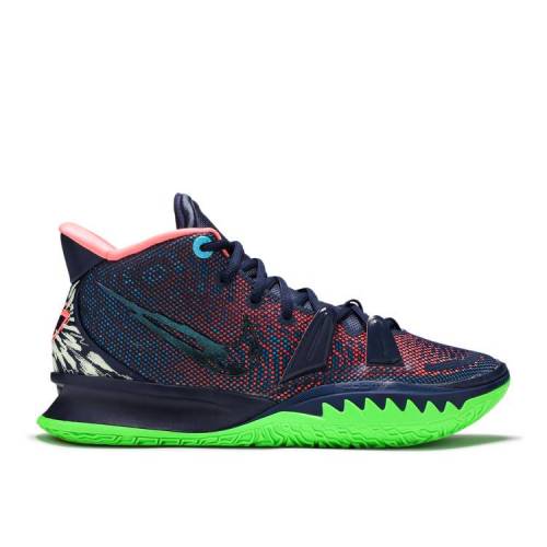 【 NIKE KYRIE 7 \u0027MIDNIGHT NAVY\u0027 / MIDNIGHT NAVY MIDNIGHT NAVY 】 カイリー 紺色 米国海軍 スニーカー メンズ ナイキ