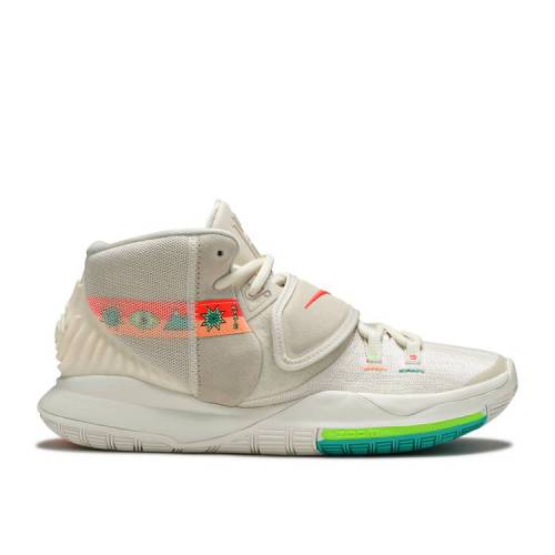 【 NIKE KYRIE 6 'N7' / LIGHT CREAM SAIL ELECTRIC GREEN 】 カイリー クリーム 緑 グリーン スニーカー メンズ ナイキ|スニケス