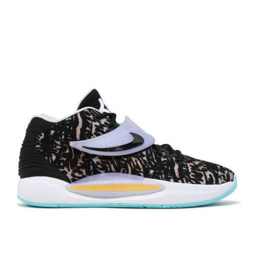 【 NIKE KD 14 BLACK WHITE / BLACK COPA ORANGE TRANCE WHITE 】 黒色 ブラック 橙 オレンジ 白色 ホワイト スニーカー メンズ ナイキ