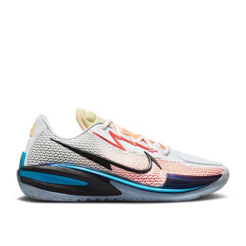 【 NIKE AIR ZOOM GT CUT WHITE LASER BLUE / WHITE LASER BLUE GREY FOG BLACK 】 ズーム レーザー 白色 ホワイト 青色 ブルー 灰色 グレー 黒色 ブラック スニーカー メンズ ナイキ
