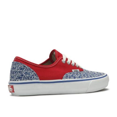 vans authentic red blue