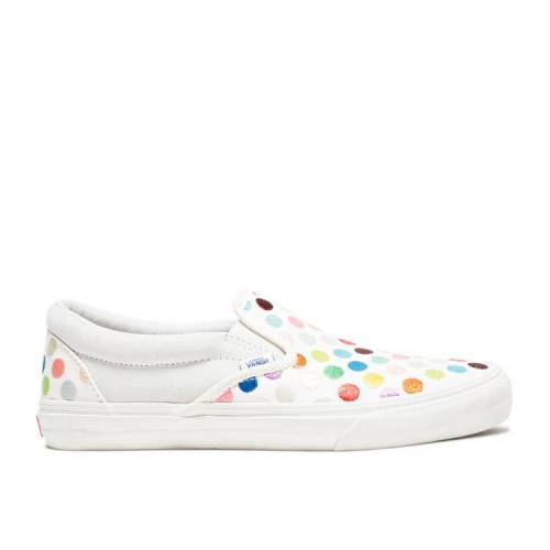 【 VANS DAMIEN HIRST X CLASSIC SLIP-ON 'MULTI-COLOR' / POLKA DOT CHECKERBOARD 】 バンズ クラシック スリッポン 'MULTICOLOR' スニーカー メンズ ヴァンズ｜スニケス