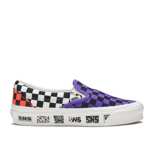 【 VANS SNEAKERSNSTUFF X SLIP-ON LX \u0027VENICE BEACH\u0027 / ELECTRIC PURPLE MARSHMALLOW 】 バンズ スリッポン 紫 パープル スニーカー メンズ ヴァンズ