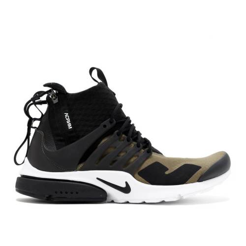 ナイキ Nike 天空 プレスト ミッド オリーブ 墨染め 黒人 Olive スニーカー メンズ Air Nike Acronym X Mid Olive Black Marchesoni Com Br
