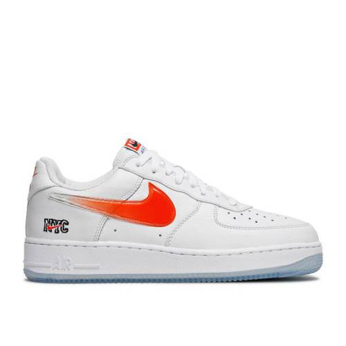 【 NIKE KITH X AIR FORCE 1 LOW 'NYC HOME' / WHITE RUSH BLUE WHITE BRILLIANT 】 白色 ホワイト ラッシュ 青色 ブルー エアフォース スニーカー メンズ ナイキ