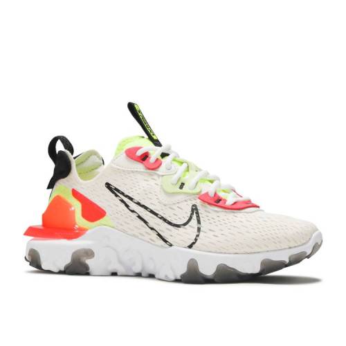 ナイキ Nike リアクト オフ ホワイト レーザー クリムゾン 墨染め 黒色 Pale Ivory スニーカー レディース Laser Nike Wmns React Vision Pale Ivory Volt Crimson Black Colegiovictorhugo Cl