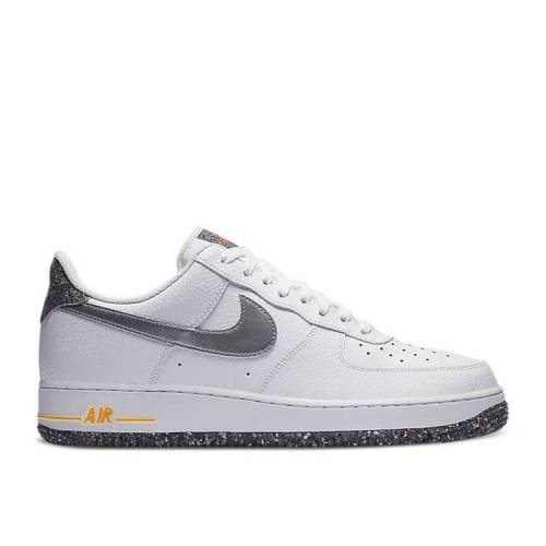 【 NIKE AIR FORCE 1 07 LV8 REGRIND / WHITE TOTAL ORANGE LASER ORANGE 】 白色 ホワイト 橙 オレンジ レーザー エアフォース スニーカー メンズ ナイキ