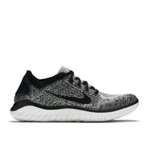 【 NIKE FREE RN FLYKNIT 2018 \'WHITE BLACK\' / WHITE BLACK 】 フリー フライニット 白色 ホワイト 黒色 ブラック スニーカー メンズ ナイキ|スニケス