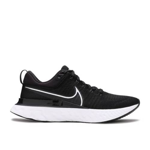 日本最級 Nike メンズ スニーカー White Black ホワイト 白色 ブラック 黒色 フライニット ラン リアクト Nike ナイキ React White Black Flyknit Run Infinity Fbcl19 2