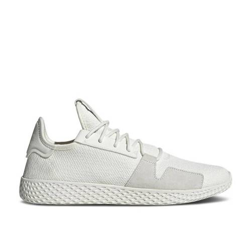 【 ADIDAS PHARRELL X TENNIS HU V2 'OFF WHITE' / OFF WHITE OFF WHITE CORE BLACK 】 アディダス テニス 白色 ホワイト コア 黒色 ブラック スニーカー メンズ|スニケス