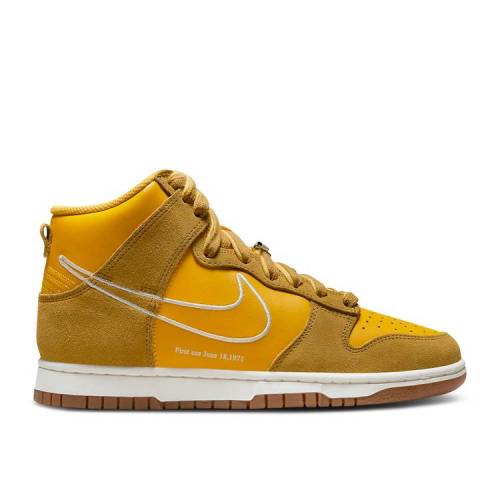 【 NIKE WMNS DUNK HIGH SE 'FIRST USE PACK - UNIVERSITY GOLD' / UNIVERSITY GOLD WHITE LIGHT GUM 】 ダンク ハイ ゴールド 白色 ホワイト ダンクハイ スニーカー レディース メンズ ナイキ