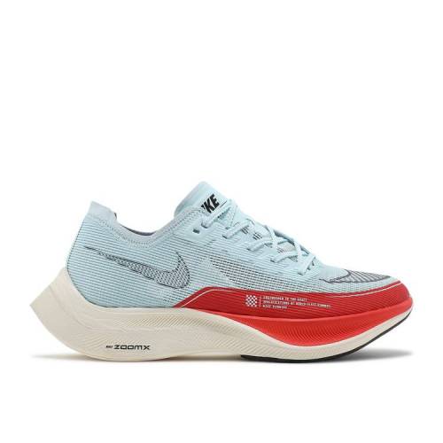 【 NIKE ZOOMX VAPORFLY NEXT% 2 'OG' / GLACIER BLUE CHILE RED PALE 】 青色 ブルー 赤 レッド スニーカー メンズ ナイキ｜スニケス