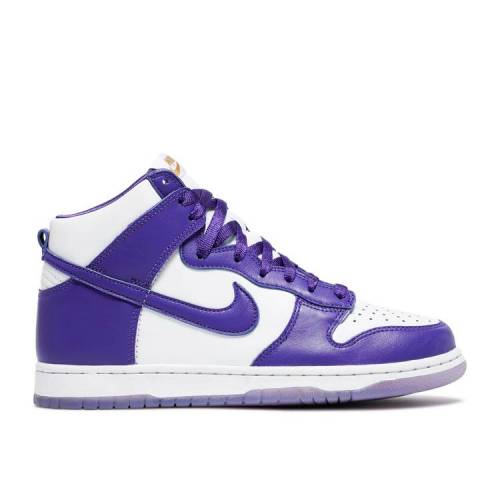 【 NIKE WMNS DUNK HIGH \u0027VARSITY PURPLE\u0027 / WHTIE VARSITY PURPLE 】 ダンク ご機嫌 紫 パープル ダンクハイ スニーカー レディース ナイキ