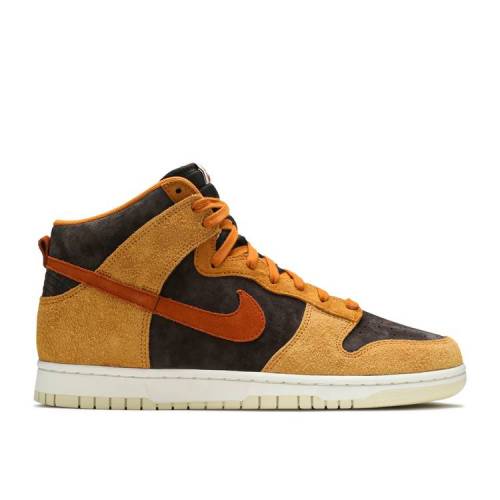 【 NIKE DUNK HIGH PREMIUM 'DARK CURRY' / VELVET BROWN DARK RUSSET DARK 】 ダンク ハイ プレミアム 茶色 ブラウン ダンクハイ スニーカー メンズ ナイキ|スニケス