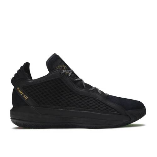 【 ADIDAS DAME 6 LEATHER 'BLACK GOLD' / CORE BLACK GOLD METALLIC CORE 】 アディダス レザー コア 黒色 ブラック ゴールド スニーカー メンズ｜スニケス
