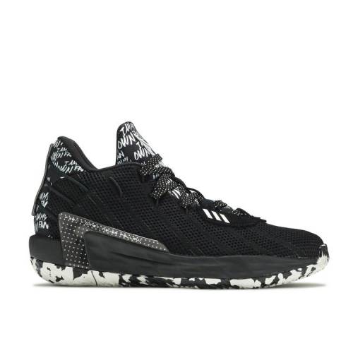 【 ADIDAS DAME 7 'I AM MY OWN FAN - CORE BLACK' / CORE BLACK SILVER METALLIC CORE 】 アディダス コア 黒色 ブラック 銀色 シルバー スニーカー メンズ