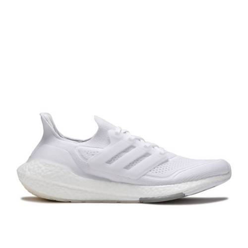 【 ADIDAS WMNS ULTRABOOST 21 'CLOUD WHITE' / CLOUD WHITE CLOUD WHITE GREY 】 アディダス 白色 ホワイト 灰色 グレー スニーカー レディース