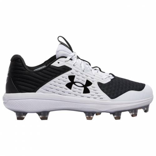 アンダーアーマー Under Armour Yd 涅色 ネグロ 白妙 毛唐人 アンダーアーマー メンズ Yard Mt Tpu Black White 運動競技商標名 野球 スニーカー Pasadenasportsnow Com