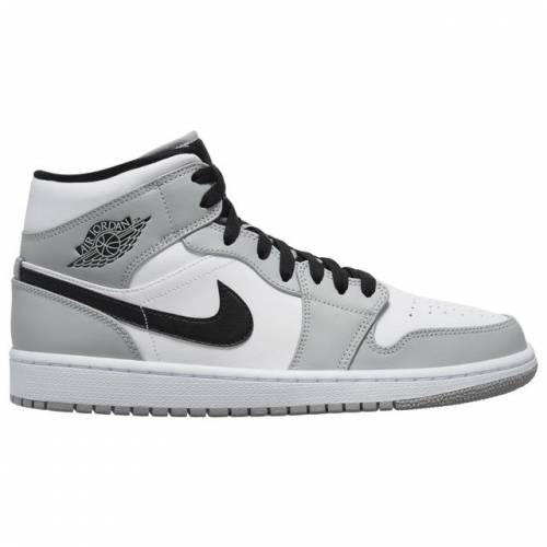 大感謝セール 灰色 ミッド Jordan ジョーダン ナイキ グレー スニーカー メンズ White Black Grey Smoke Light Mid 1 Aj Jordan スニーカー ホワイト 白色 ブラック 黒色 Eyys1 Carmon Co Ao