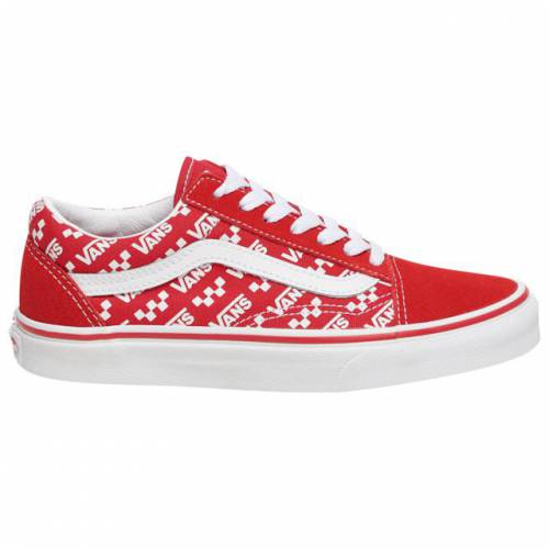 世界の マタニティ ベビー キッズ Logo Repeat White Skool Old Red Vans ロゴ ホワイト 白色 レッド 赤 バンズ Vans ヴァンズ Eyys1 Www Egyhealthexpo Com