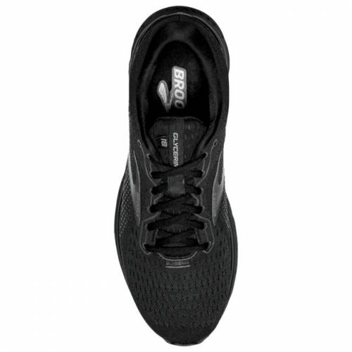 ブルックス ジョギング Brooks Glycerin 黒色 18 Black Brooks Ebony ブラック アウトドア Glycerin スポーツ アウトドア ジョギング マラソン スニーカー メンズスニーカー スニケススポーツブランド ランニング スニーカー