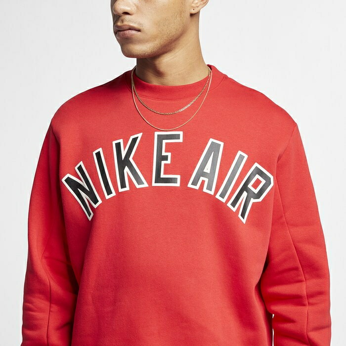 nike air fleece long sleeve crew