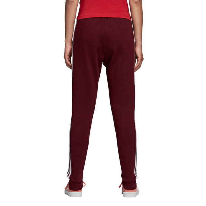 adidas Originals Regular Cuffed Track Pants (Maroon) Women's adidas Originals Regular Cuffed Track Pants (Maroon) Women's