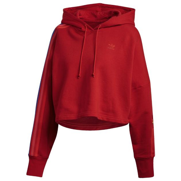 最安挑戦 パーカー アディダス アディダスオリジナルス 送料無料 レディースファッション トップス Hoodie Cropped Adicolor レディース Womens パーカー フーディー Originals Adidas Sorif Dk