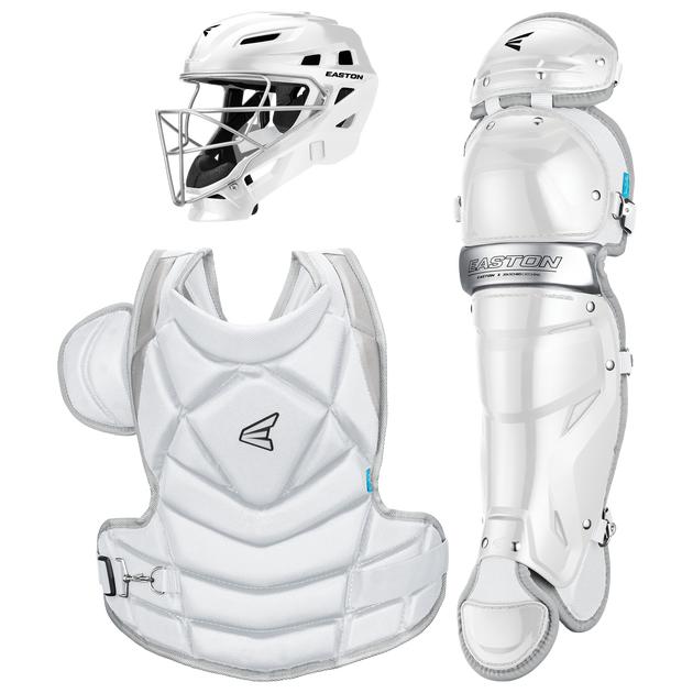 イーストン Easton Catchers Womens レディース The Fundamental Set スポーツ 野球 アウトドア キャッチャー防具 ソフトボール 送料無料 スポーツブランド レディース ソフトボール キャッチャー防具 カラー白色 Boobarcelona Com