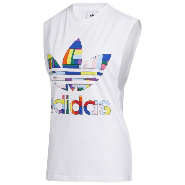 新着商品 アディダス アディダスオリジナルス Adidas Originals トレフォイル Womens レディース Trefoil Pride Flag Tanktop レディースファッション トップス タンクトップ 送料無料 最終値下げ Fiker Org