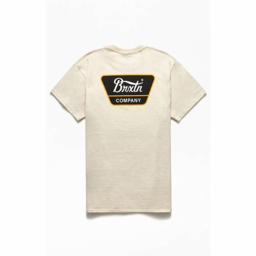 正規店仕入れの ブリクストン Brixton Tシャツ ナチュラル Brixton Linwood Tshirt Natural メンズファッション トップス Tシャツ カットソー 期間限定送料無料 Hillcrestcare Org