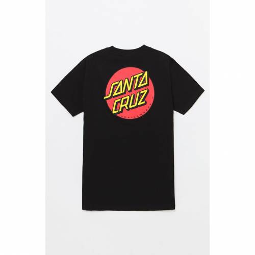 名作 Tシャツ カットソー クラシック Cruz Santa サンタクルーズ Tシャツ カットソー Tシャツ トップス メンズファッション Black Tshirt Dot Classic Cruz Santa ブラック 黒色 Oglinginches Com