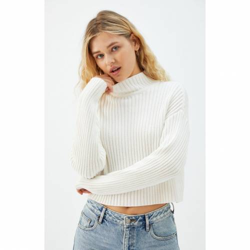 ついに再販開始 その他 Hearts La ロサンゼルス セーター ニット トップス レディースファッション White Sweater Neck Mock Camp Base Hearts La ホワイト 白色 トレーナー Kasuke Fudousan Com