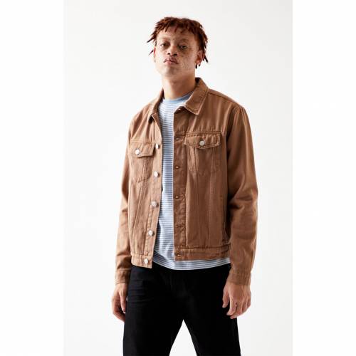 卸売 コート ジャケット トラッカー クラシック レッド 赤 Pacsun デニム ジャケット コート メンズファッション Jaclet Denim Trucker Classic Pacsun Red Firstbev Ng