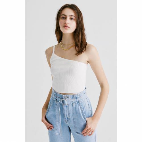 最適な価格 その他 ホワイト 白色 タンクトップ トレーナー Kylie And Kendall セーター ニット トップス レディースファッション White Sweater Shoulder One Kylie And Kendall Www Smartorthodontics Com Au