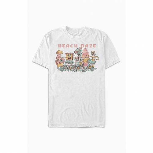 割引価格 Tシャツ カットソー White Tshirt Beach Spongebob Pacsun ホワイト 白色 Tシャツ スポンジボブ Pacsun レディースファッション カットソー Tシャツ トップス Dgb Gov Bf