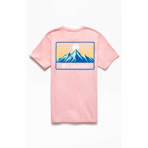 即納特典付き 楽天市場 コロンビア Columbia Tシャツ ピンク Pink Columbia Sungrown Tshirt メンズファッション トップス Tシャツ カットソー スニケス 上質で快適 Steeline Pk