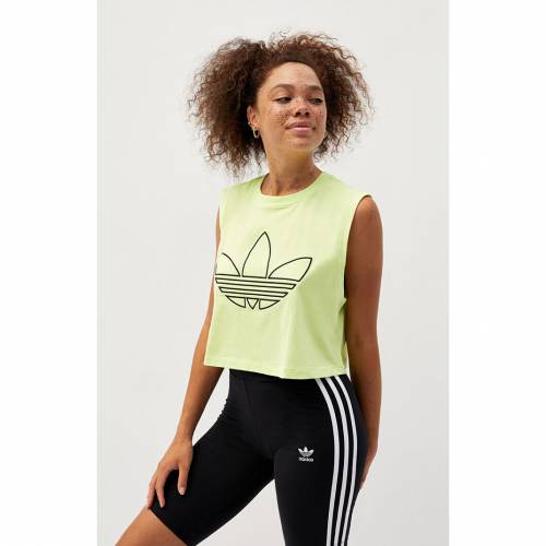 年中無休 アディダス Adidas タンクトップ 黄色 イエロー Yellow Adidas Faekt Cropped レディースファッション トップス タンクトップ Pcns0 Bhavaspa Com