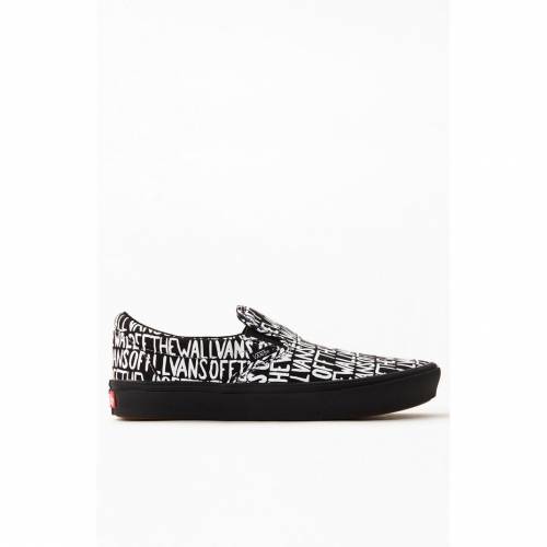 最も優遇 ヴァンズ Vans バンズ スリッポン スニーカー 運動靴 黒色 ブラック スニーカー Vans Slipon Printed Comfycush Shoes Black メンズ スニーカー スニケス Web限定 Tallerdecalzado Com