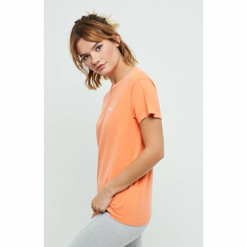 フィラ Fila フィラ Tシャツ 橙 オレンジ レディース Orange Fila Italia Boyfriend Tshirt septicin Com