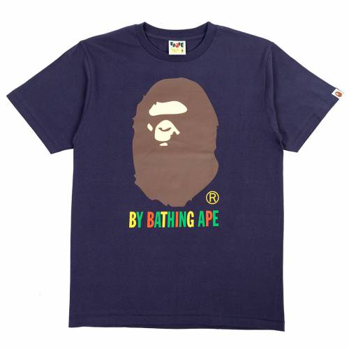 アベイシングエイプ Tシャツ メンズ 【 A BATHING APE A BATHING APE MEN COLORS BY TEE (NAVY) / 】 メンズファッション トップス カットソー