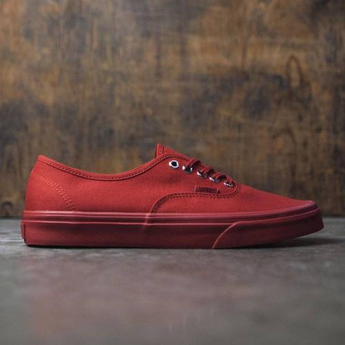 【★百貨店SALE★6/11真夜中2時迄】ヴァンズ バンズ オーセンティック スニーカー メンズ 【 VANS MEN AUTHENTIC - PRIMARY MONO (RED / SILVER) 】