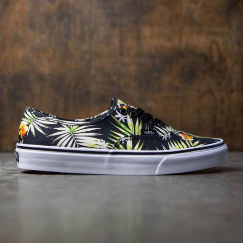ヴァンズ バンズ オーセンティック スニーカー メンズ 【 VANS MEN AUTHENTIC - DECAY PALMS (BLACK / TRUE WHITE) 】｜スニケス