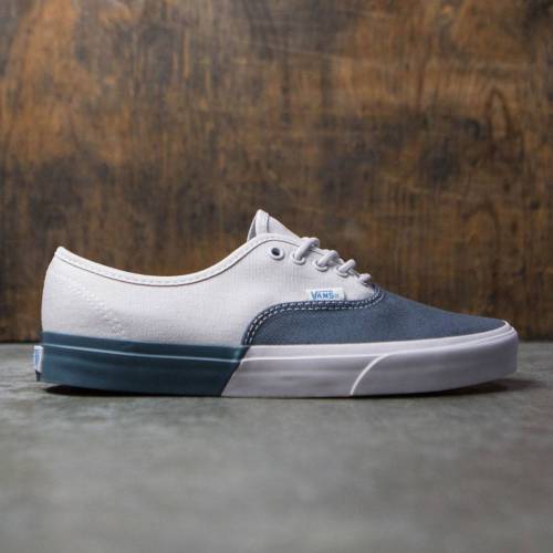 ヴァンズ バンズ オーセンティック スニーカー メンズ 【 VANS MEN AUTHENTIC DX - BLOCKED (WHITE / GRAY) 】