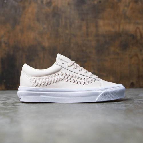 【★百貨店SALE★6/11真夜中2時迄】ヴァンズ バンズ なめし革 年寄りの学院 スニーカー レディース 【 VANS WOMEN OLD SKOOL WEAVE DX - LEATHER (DELICACY) / 】