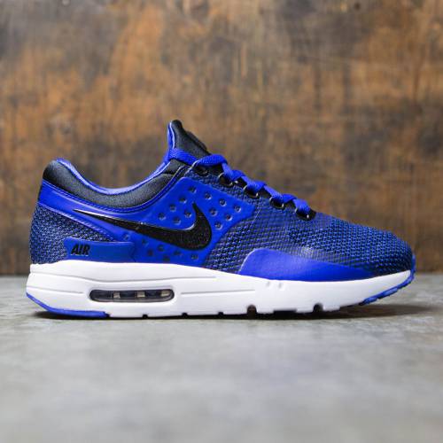 【★百貨店SALE★6/11夜夜中2時迄】ナイキ マックス 絶無 エア湖マックス スニーカー メンズ 【 NIKE MEN AIR MAX ZERO ESSENTIAL (BLACK / BLACK-PARAMOUNT BLUE-BINARY BLUE) 】