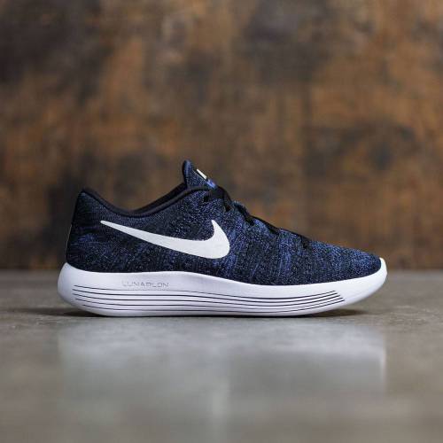【★百貨店SALE★6/11真夜中2時迄】ナイキ 飛球編み物 紫 パープル スニーカー レディース 【 NIKE WOMEN LUNAREPIC LOW FLYKNIT RUNNING (BLACK / WHITE-DK PURPLE DUST) 】