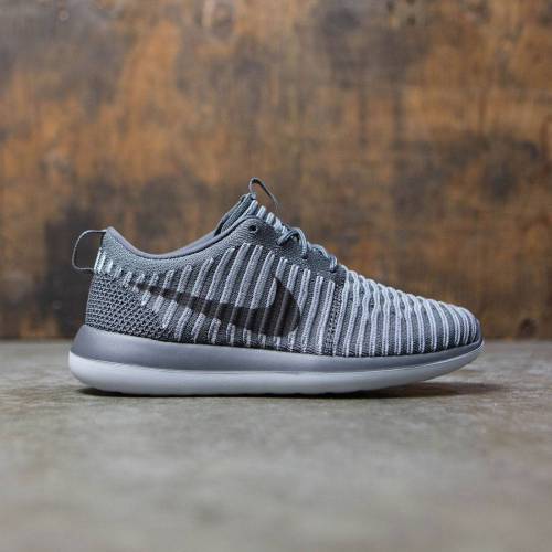 ナイキ フライニット 灰色 グレー スニーカー レディース 【 NIKE WOMEN ROSHE TWO FLYKNIT (DARK GREY / DARK GREY-PURE PLATINUM) 】 26,325円